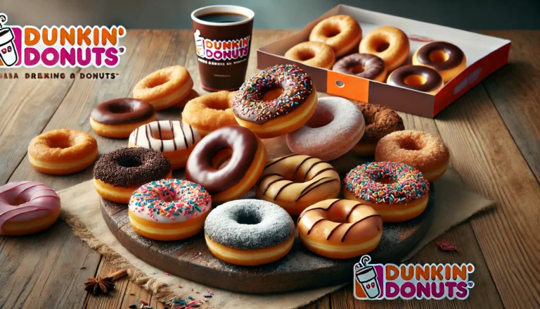 Dunkin Donuts Donut Menu